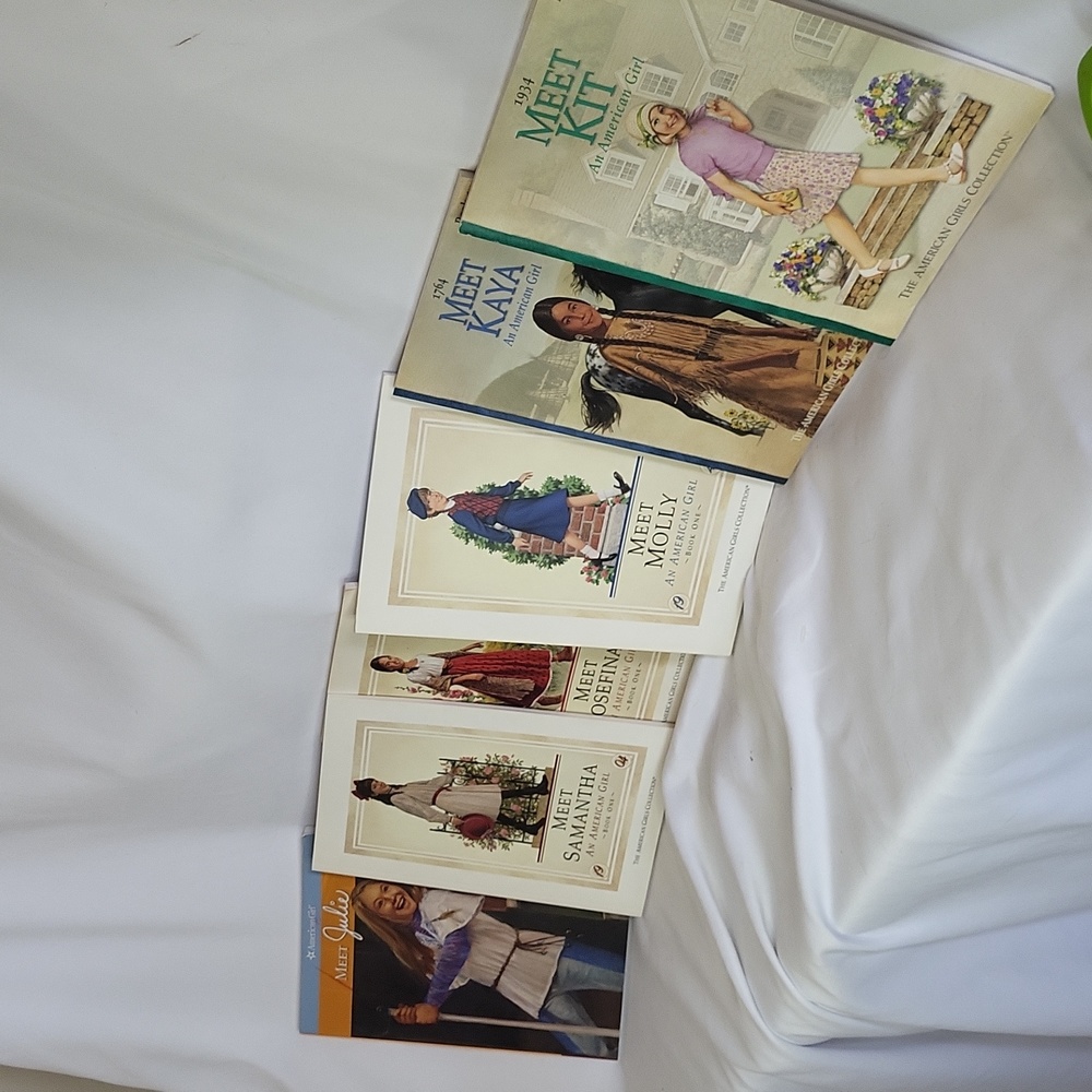 American Girl Books Pleasant Company Meet Samantha Molly Kit Josefina Kaya Julie